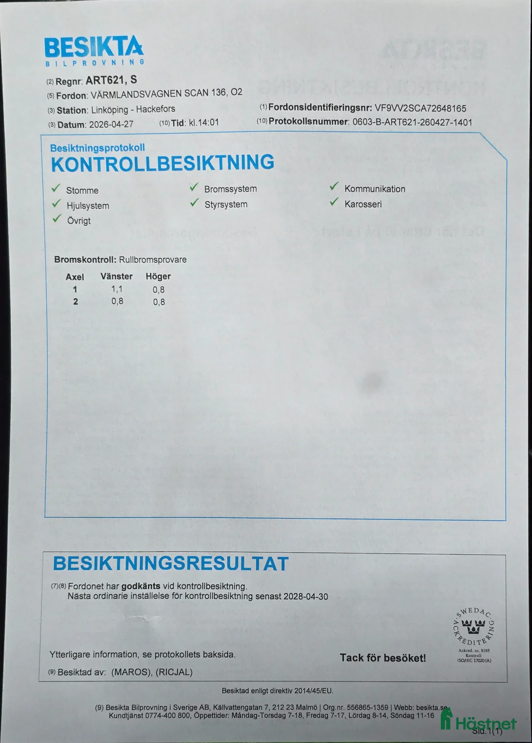Hästtransporter  fordon & transport till salu: Nybesiktad Cheval Liberté Pullman – Totalrenoverad - Annons 2