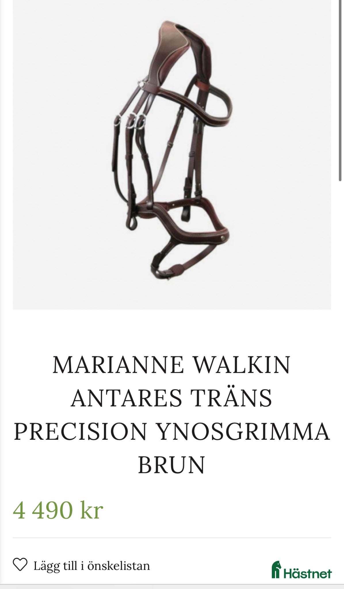 Träns hästutrustning Antares träns - Annons 4