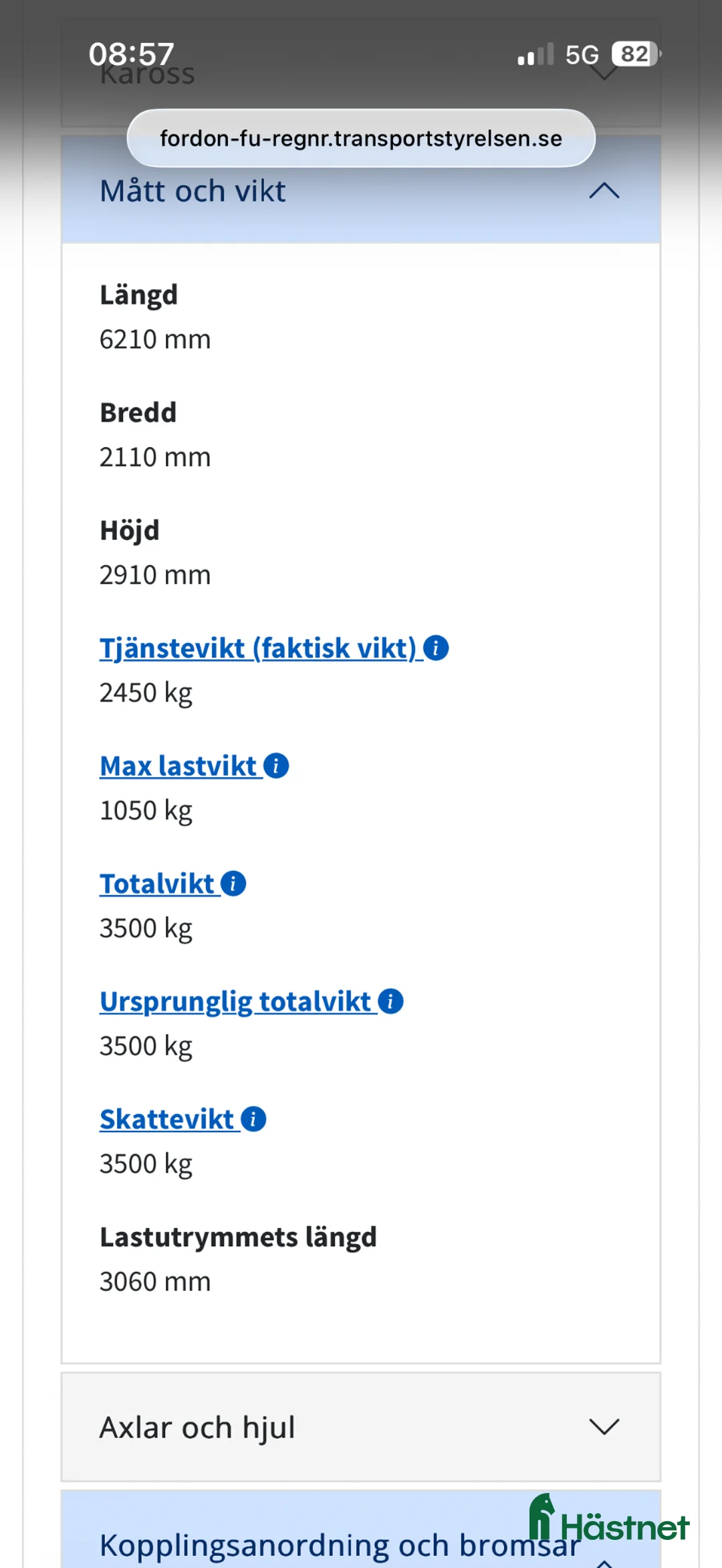 Hästlastbilar  fordon & transport till salu: Årsmodell 2017 hög lastvikt - Annons 10