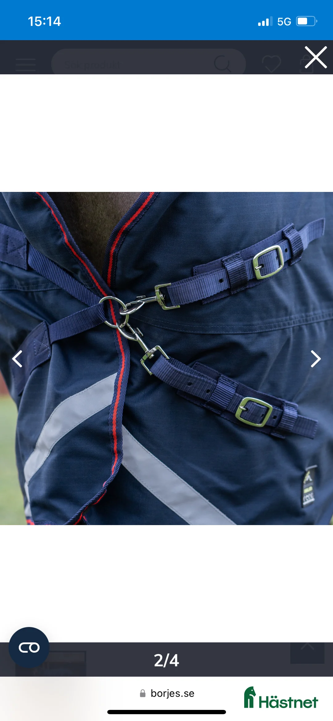 Täcken hästutrustning till salu: Tyfon de lux - Annons 3