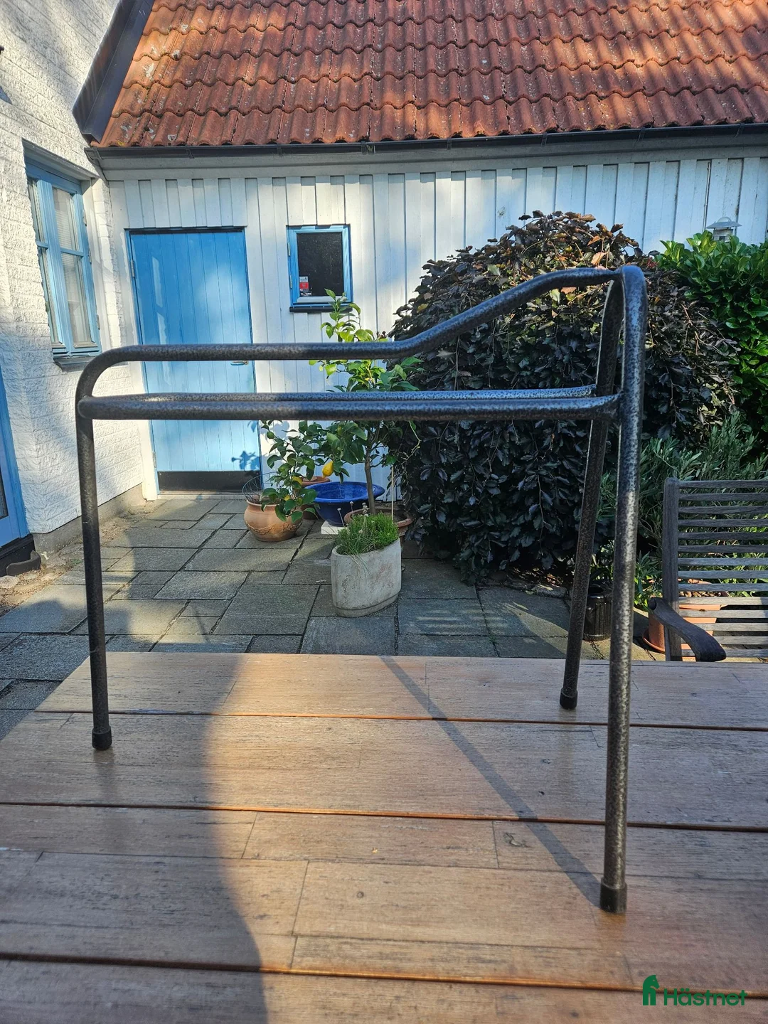 Övrig Hästutrustning hästutrustning till salu: Liten sadelbock i metall - Annons 1