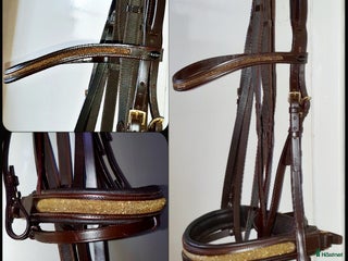 Träns hästutrustning till salu: Snyggt träns med guldglitter i Skövde - Annons 17