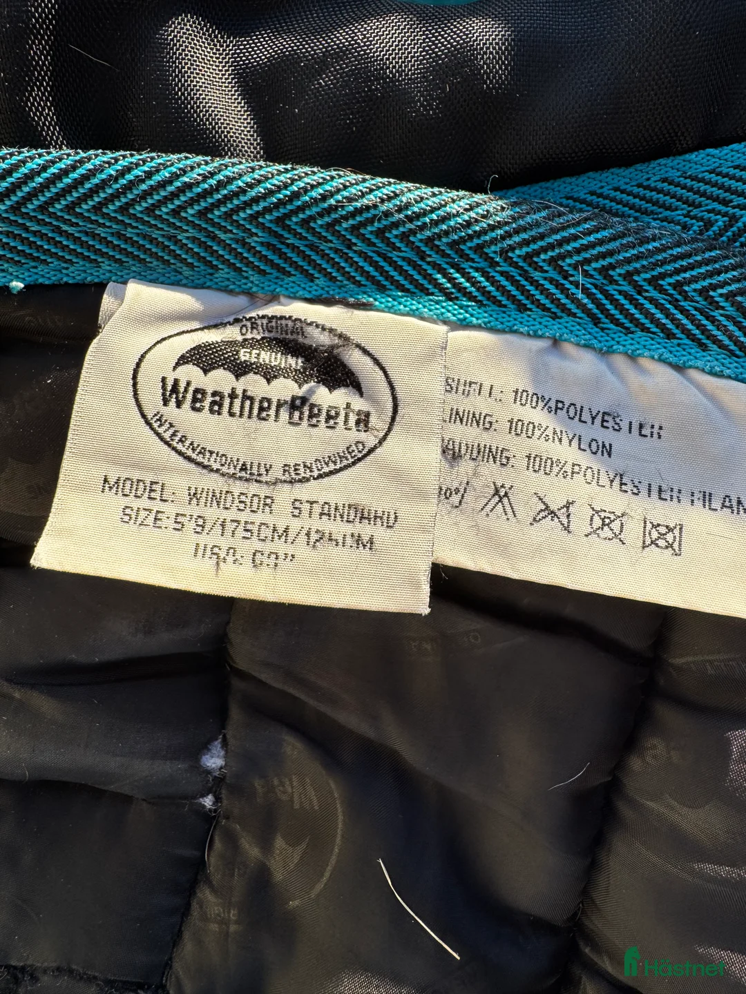 Täcken hästutrustning till salu: Rejält innetäcke stl 125 i Kungälv - Annons 2