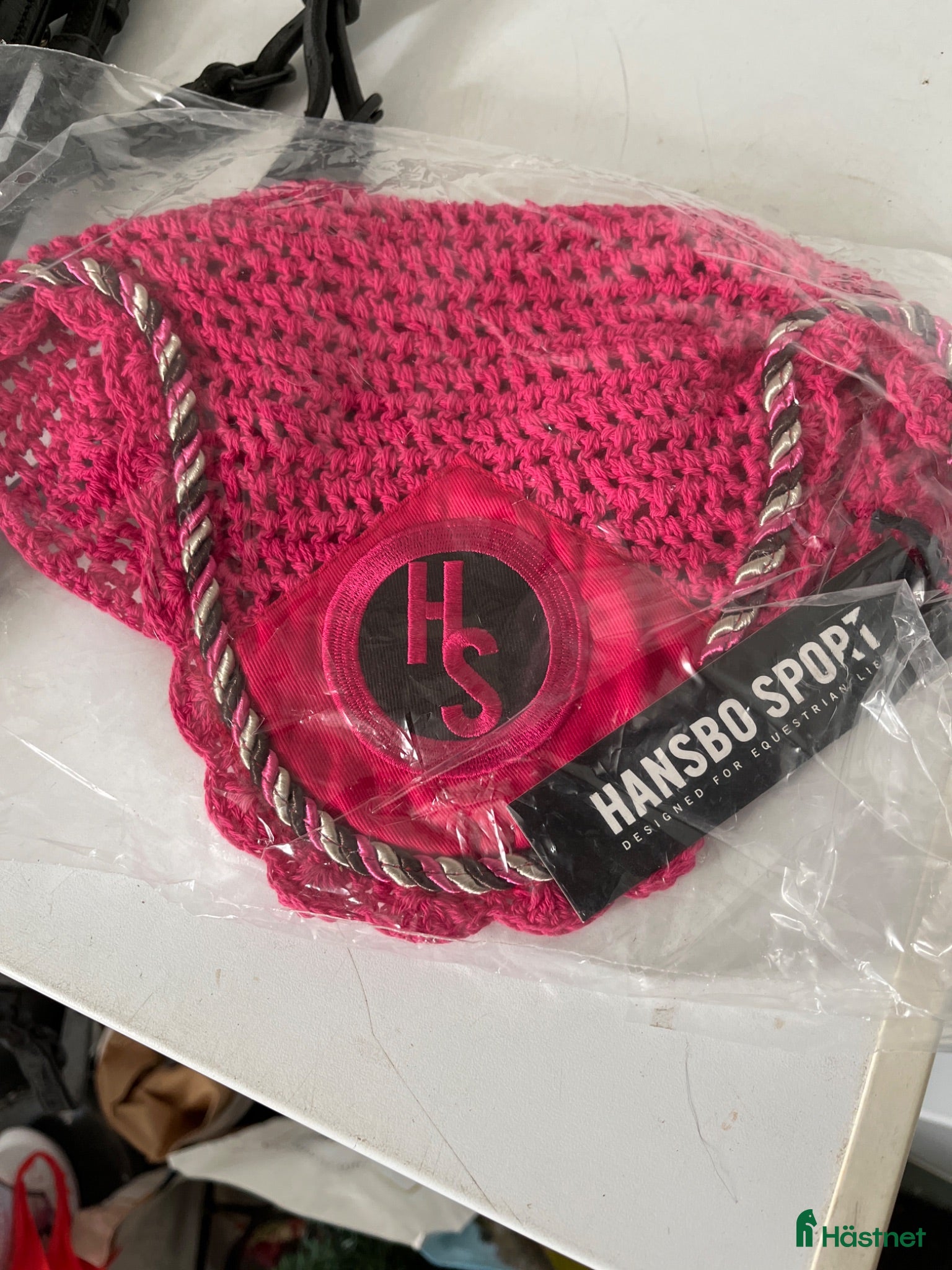Träns hästutrustning Rosa huva - Annons 2