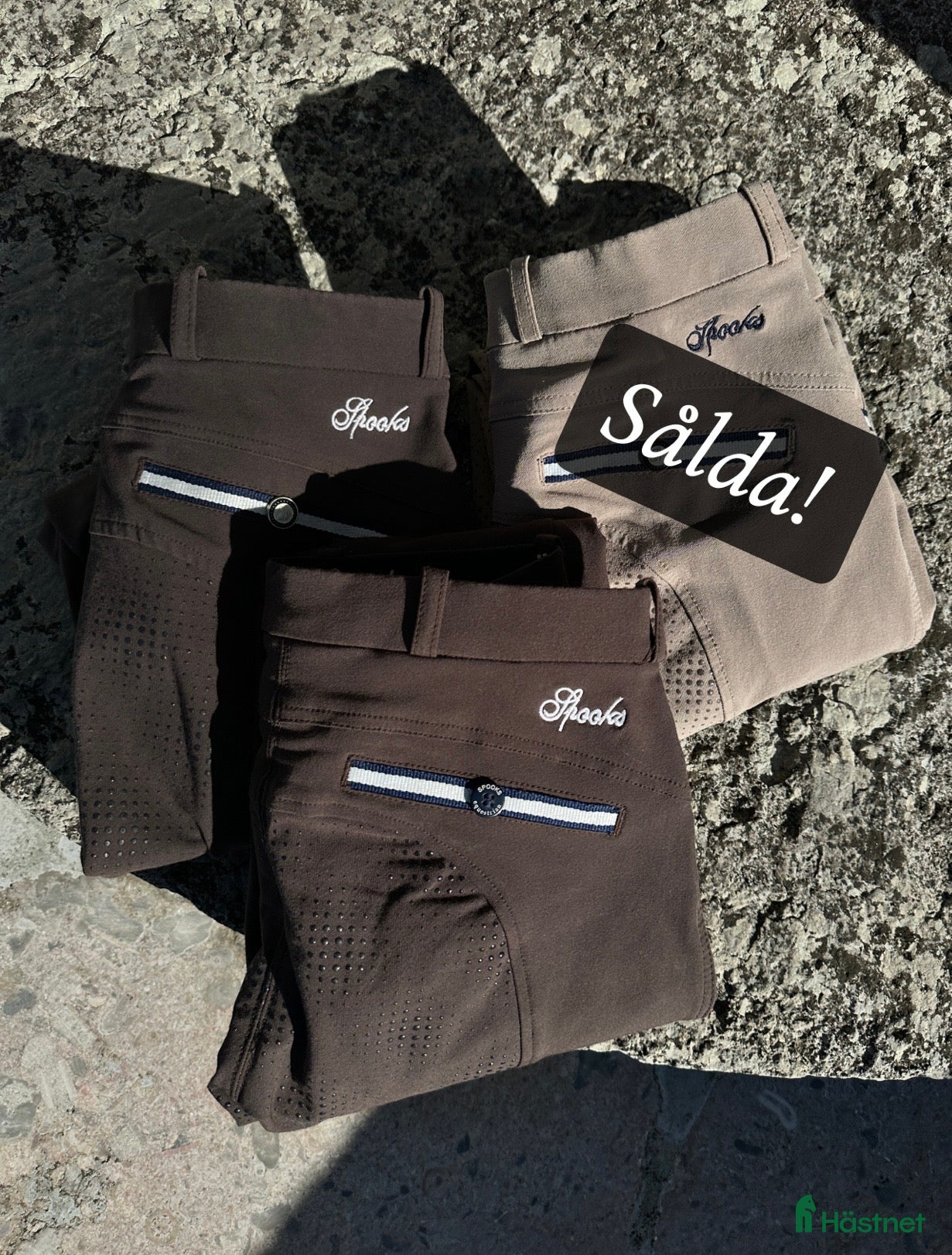 Ridbyxor ryttarutrustning till salu: Ridbyxor Spooks 2st, stl XXS, XS 200kr/st - Annons 10