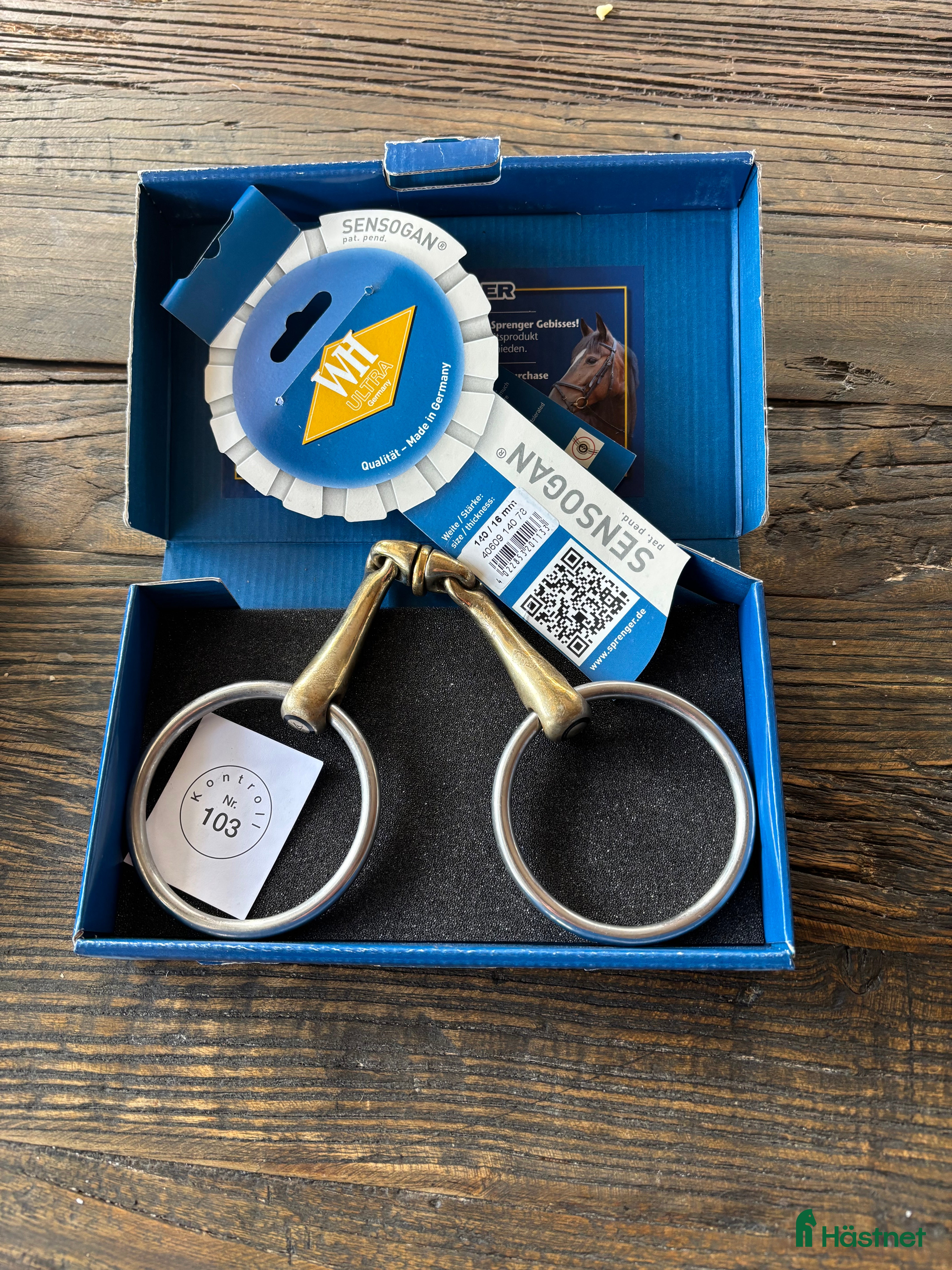 Bett hästutrustning till salu: Sprenger WH Ultra Sensogan i Märsta - Annons 3