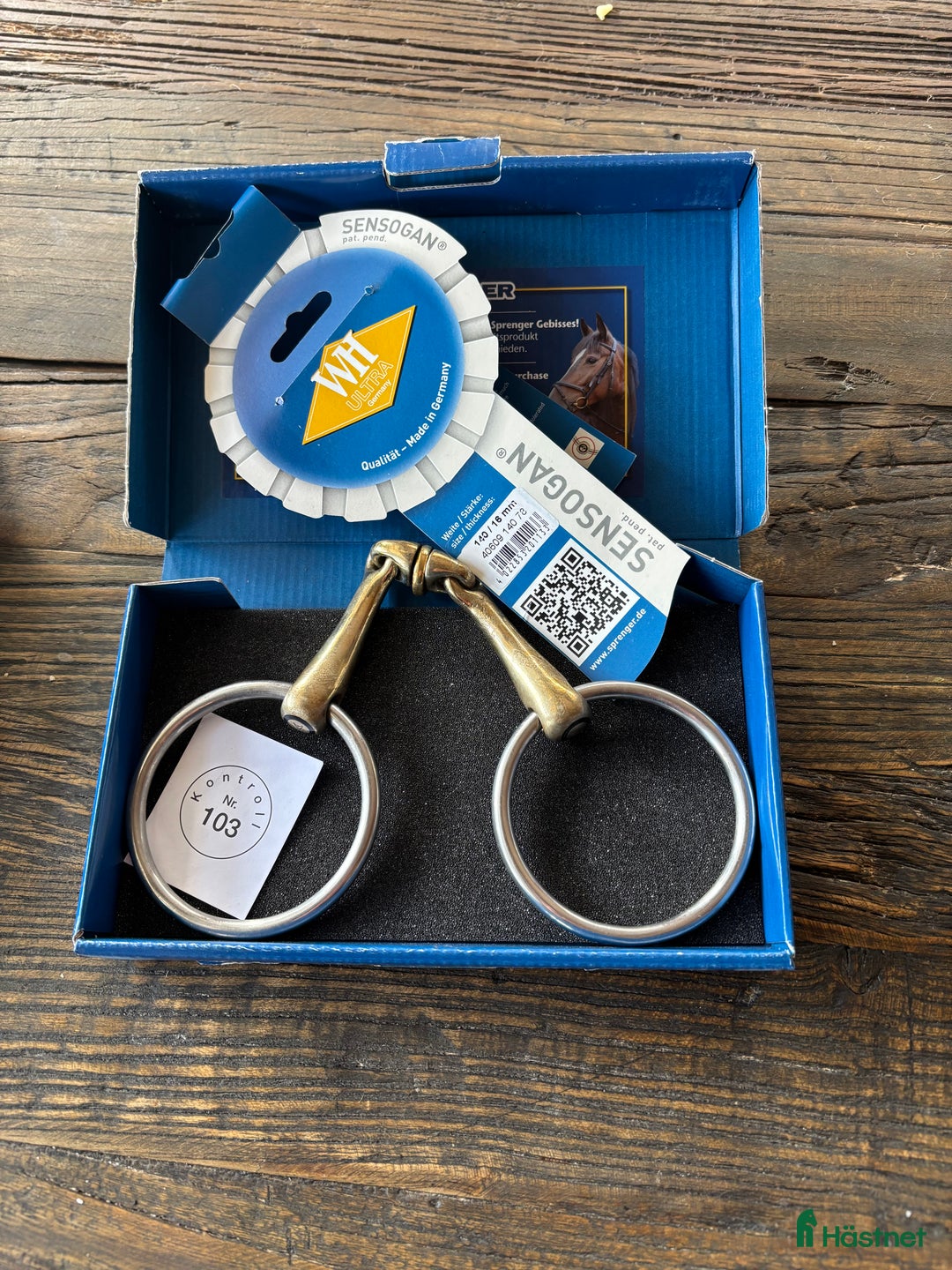 Bett hästutrustning till salu: Sprenger WH Ultra Sensogan i Märsta - Annons 1