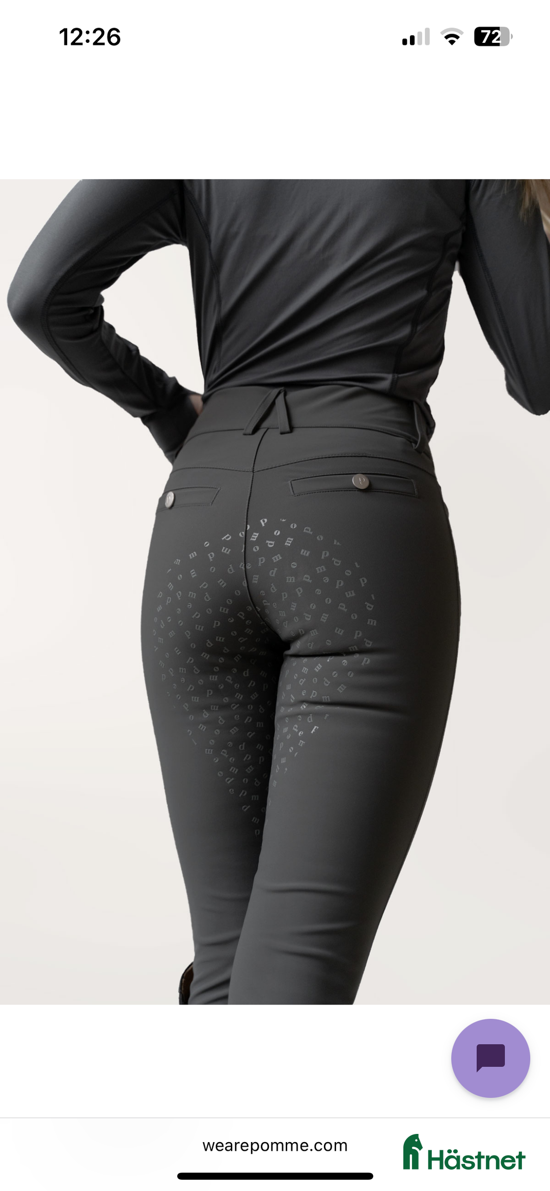 Ridbyxor ryttarutrustning till salu: Snygga pomme ridbyxor! i Borås - Annons 2