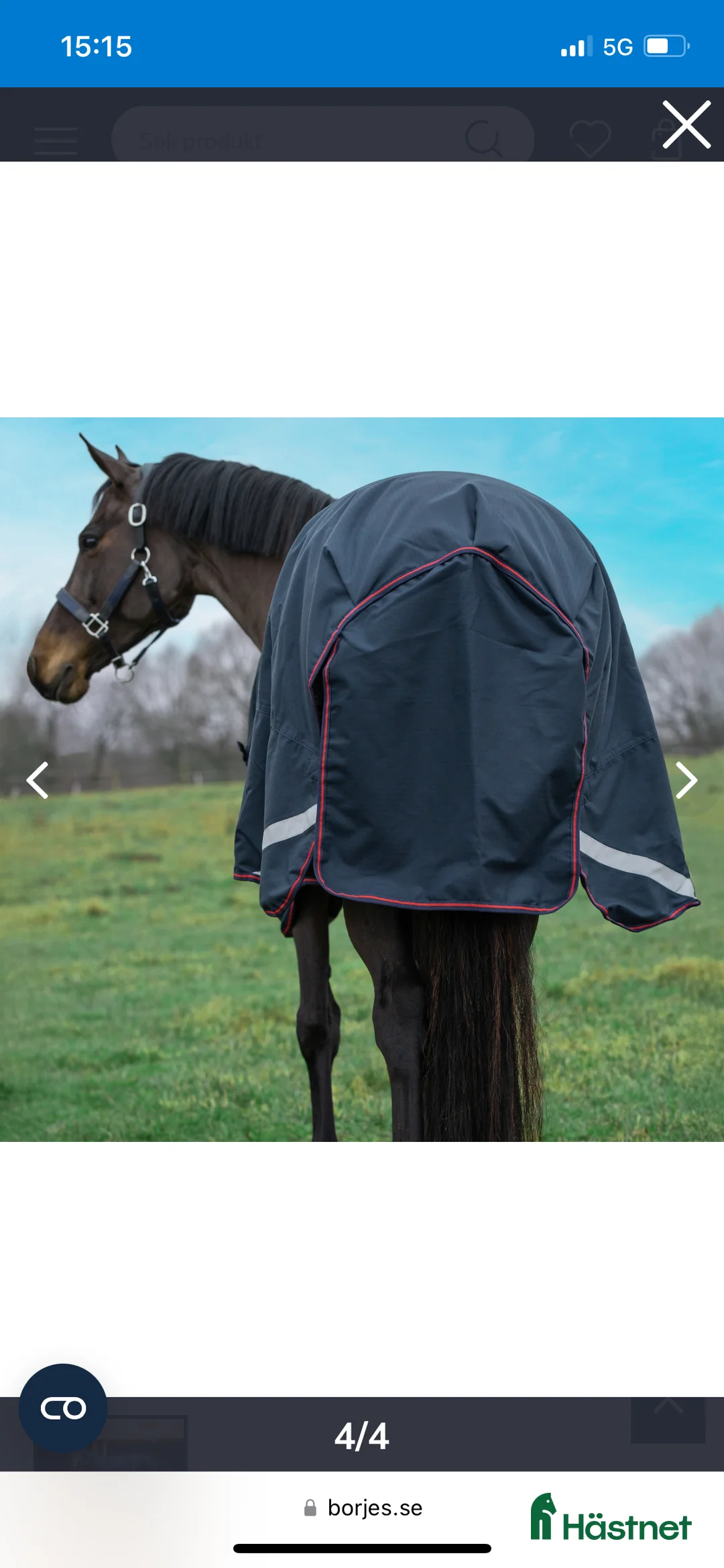 Täcken hästutrustning till salu: Tyfon de lux - Annons 2