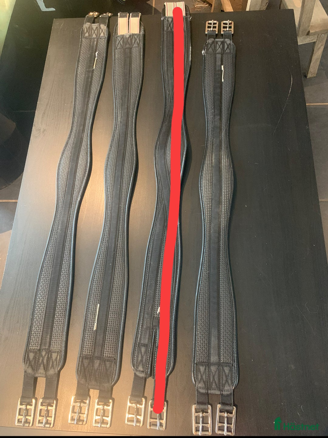 Sadeltillbehör hästutrustning till salu: Olika sadelgjordar 110-120 cm i Vellinge - Annons 1