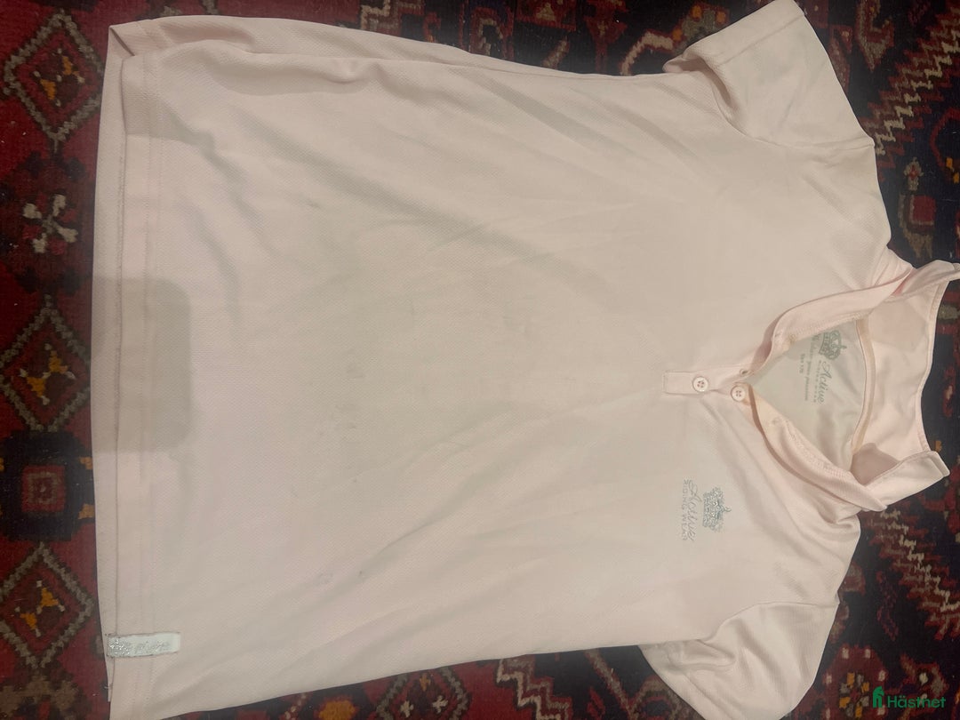 Jackor & Kavajer ryttarutrustning till salu: Fin Active Riding Wear tröja. Färg Rosa  i Simlångsdalen - Annons 1