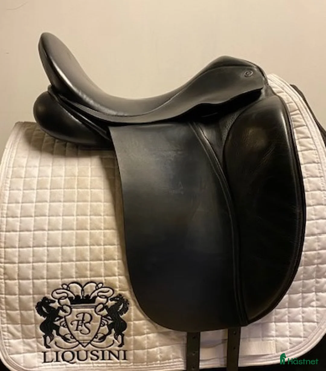 Sadlar hästutrustning till salu: Dressyrsadel Morris & Nolan Dressage 17" - Annons 1