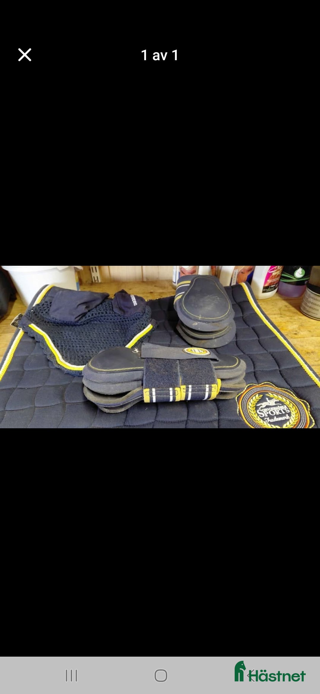 Schabrak & Vojlockar hästutrustning till salu: Schockemöhle set i Gråbo - Annons 1