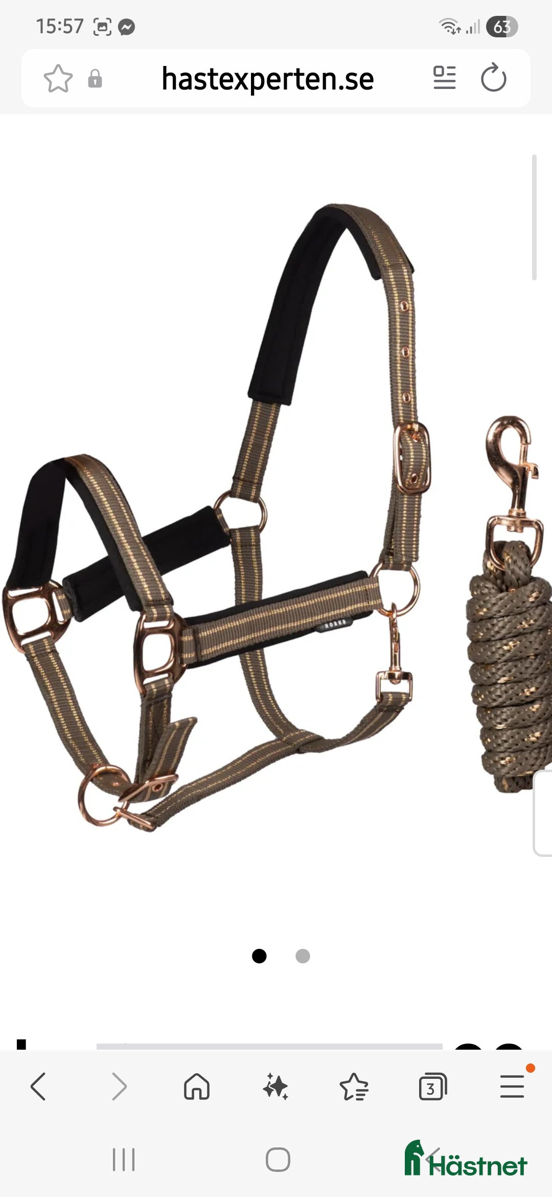 Övrig Hästutrustning hästutrustning till salu: Läcker grimma i Vetlanda - Annons 2