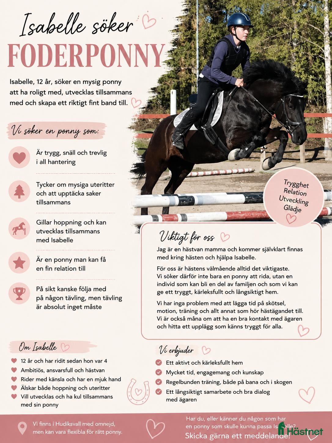  foderhäst sökes: Tuffryttare söker ny foderponny - Annons 2