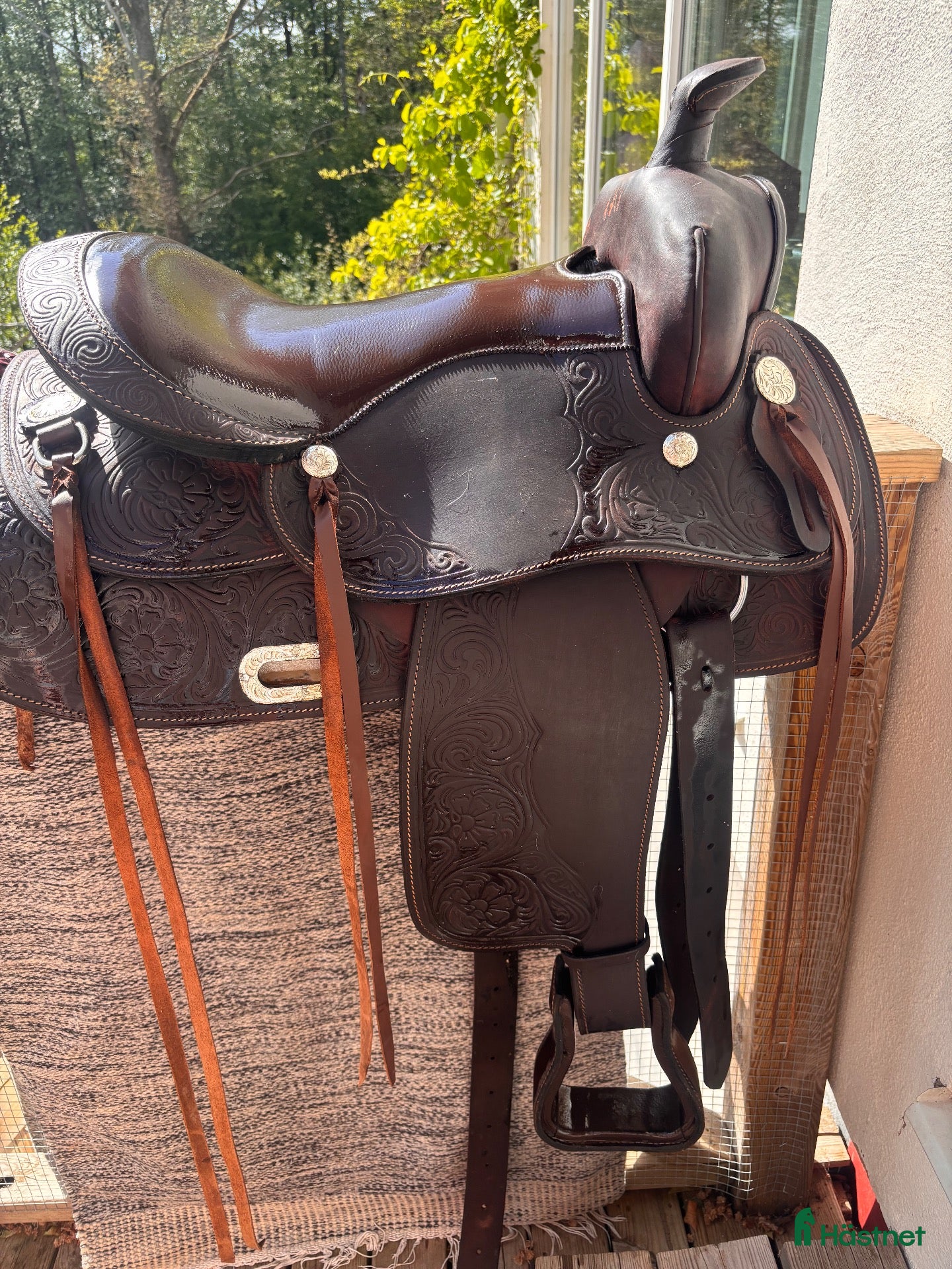 Sadlar hästutrustning Westernsadel - American Saddlery 16"  - Annons 17