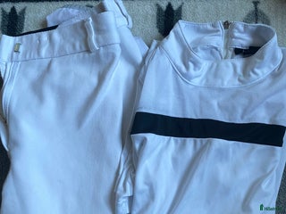 Ridbyxor ryttarutrustning till salu: Vita ridbyxor och ridtröja i Kävlinge - Annons 2