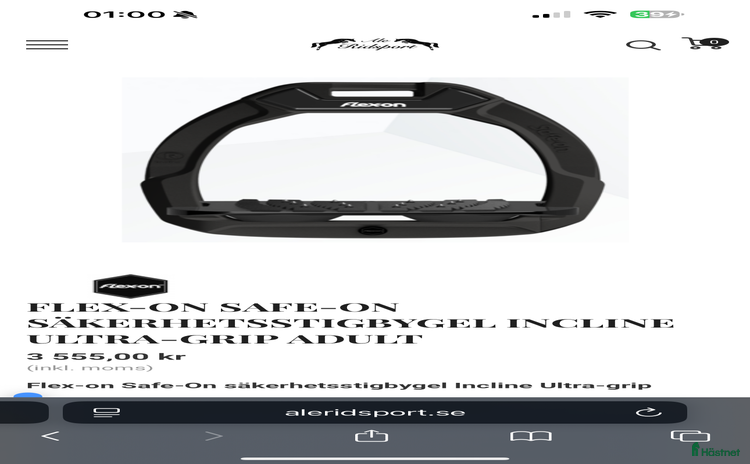Stigbyglar hästutrustning till salu: FLEX-ON SAFE-ON SÄKERHETSSTIGBYGEL ULTRA-GRIP i Lövestad - Annons 4