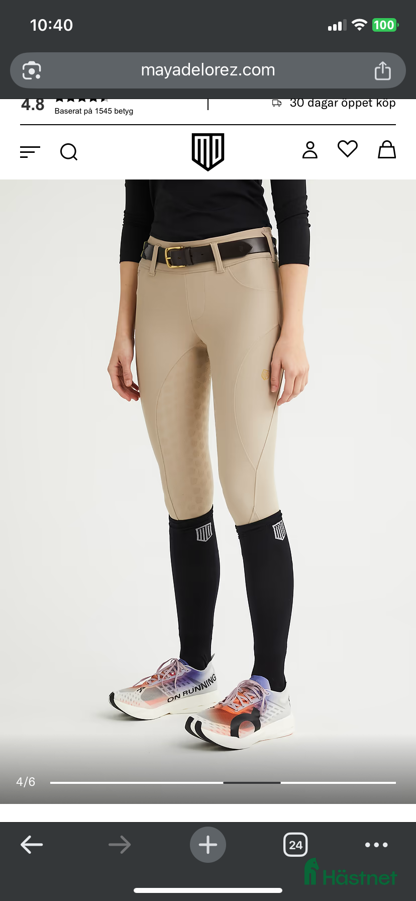 Ridbyxor ryttarutrustning till salu: Maya Delores  i Halmstad - Annons 1