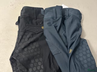 Ridbyxor ryttarutrustning till salu: Svarta Maya Delorez helskodda i Malmö - Annons 1