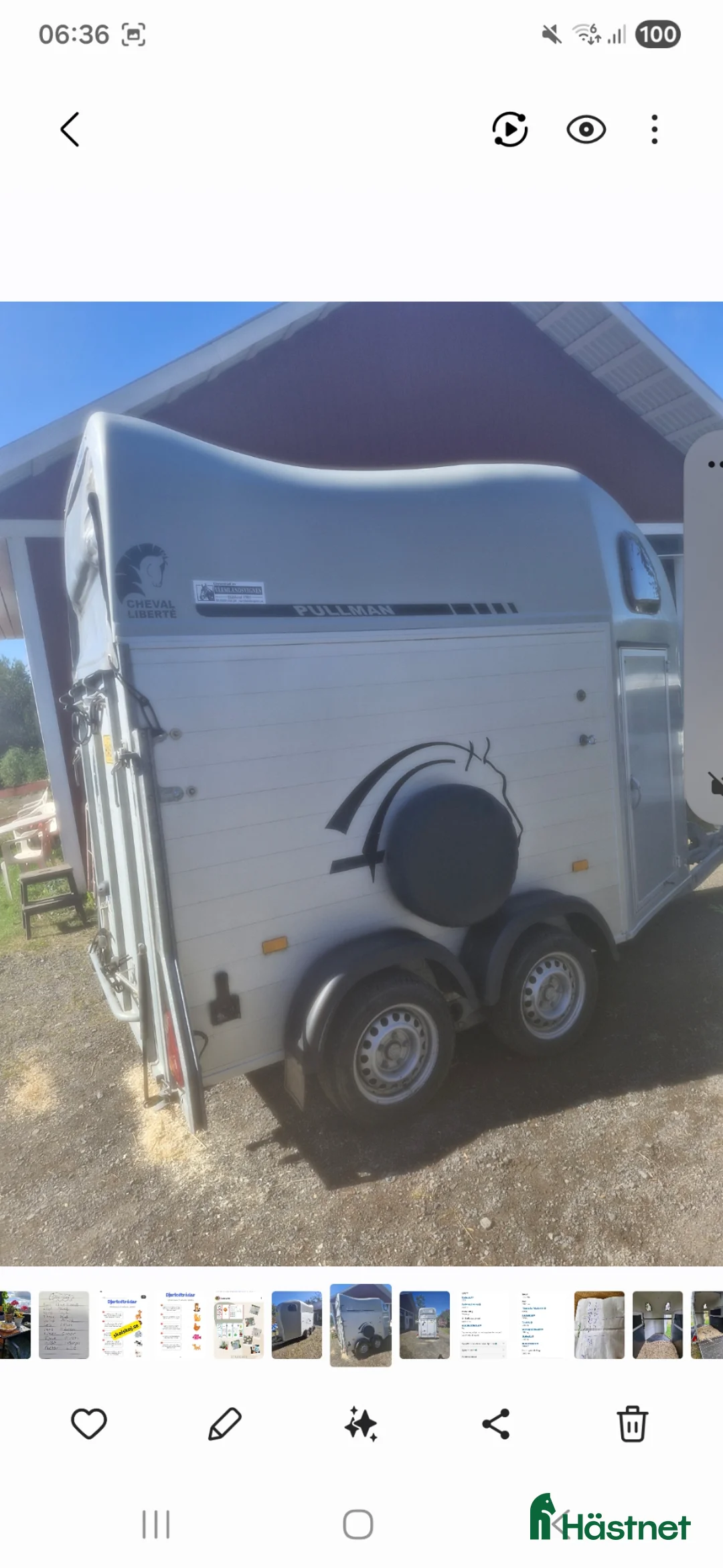 Hästtransporter  fordon & transport till salu: Cheval liberte one - Annons 2