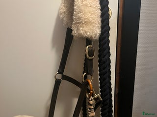 Övrig Hästutrustning hästutrustning till salu: Lädergrimma m. Fluff i Skövde - Annons 1