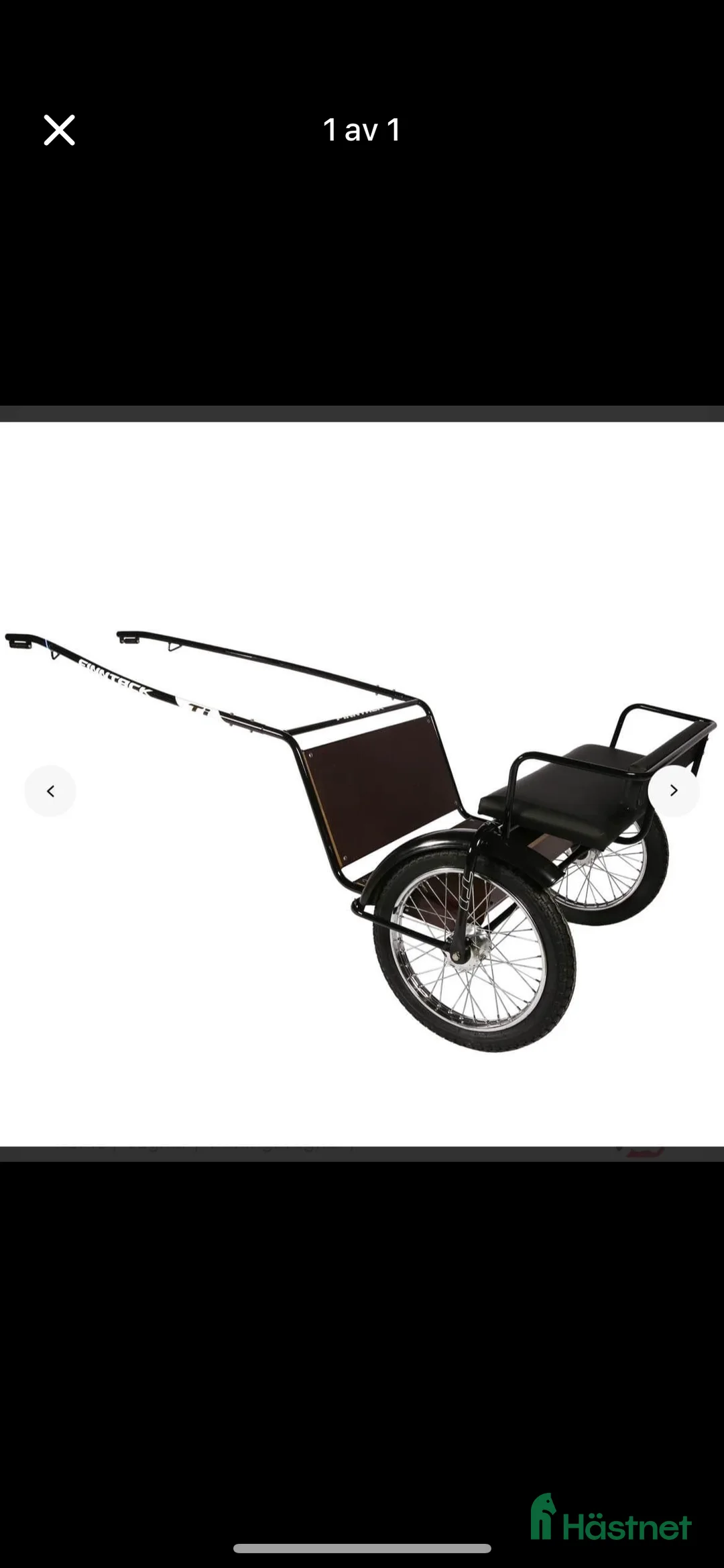 Travvagnar trav till salu: Komplett ponnyvagn och sele QH i Strömsnäsbruk - Annons 1