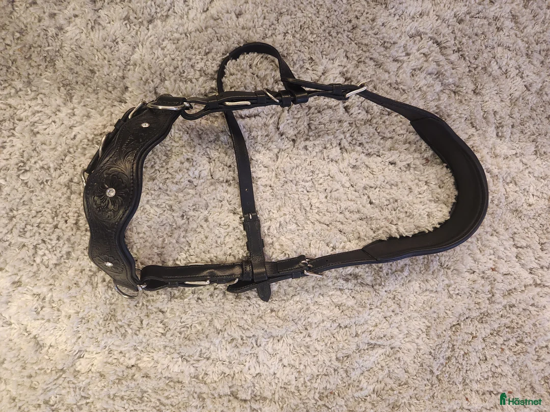 Träns hästutrustning till salu: Nytt Sidepull svart med ergonomiskt nackstycke i Borlänge - Annons 2