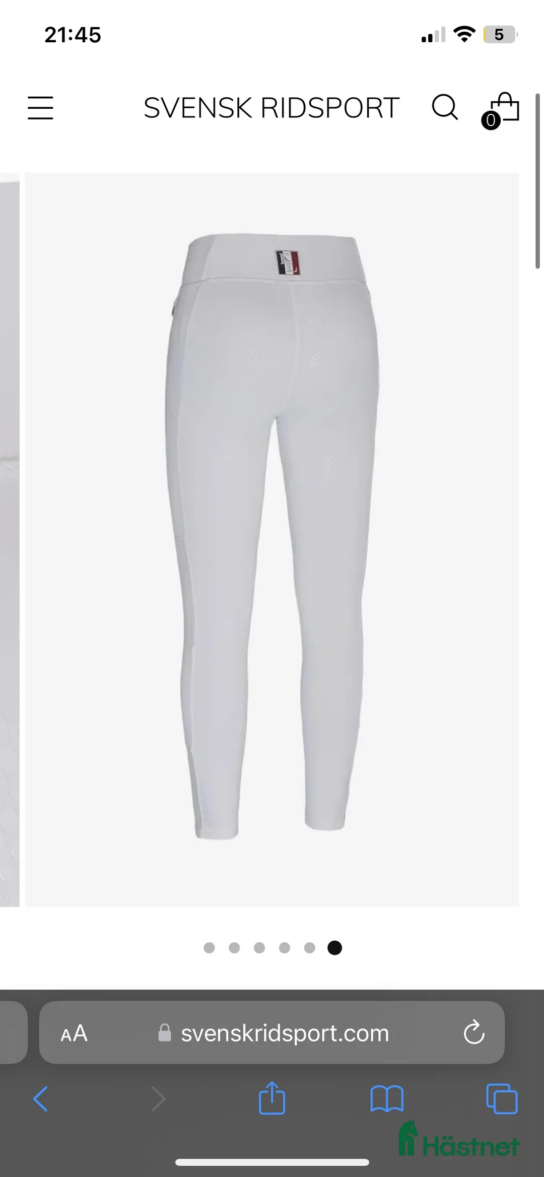 Ridbyxor ryttarutrustning till salu: Kingsland vita ridbyxor  - Annons 4