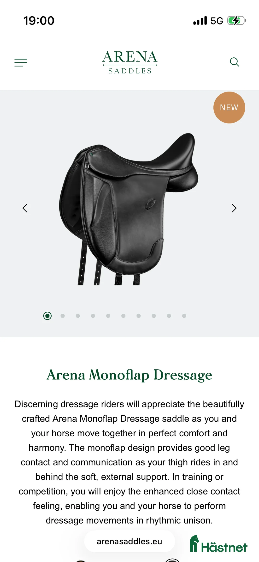 Sadlar hästutrustning till salu: Arena Dressyrsadel - Annons 2