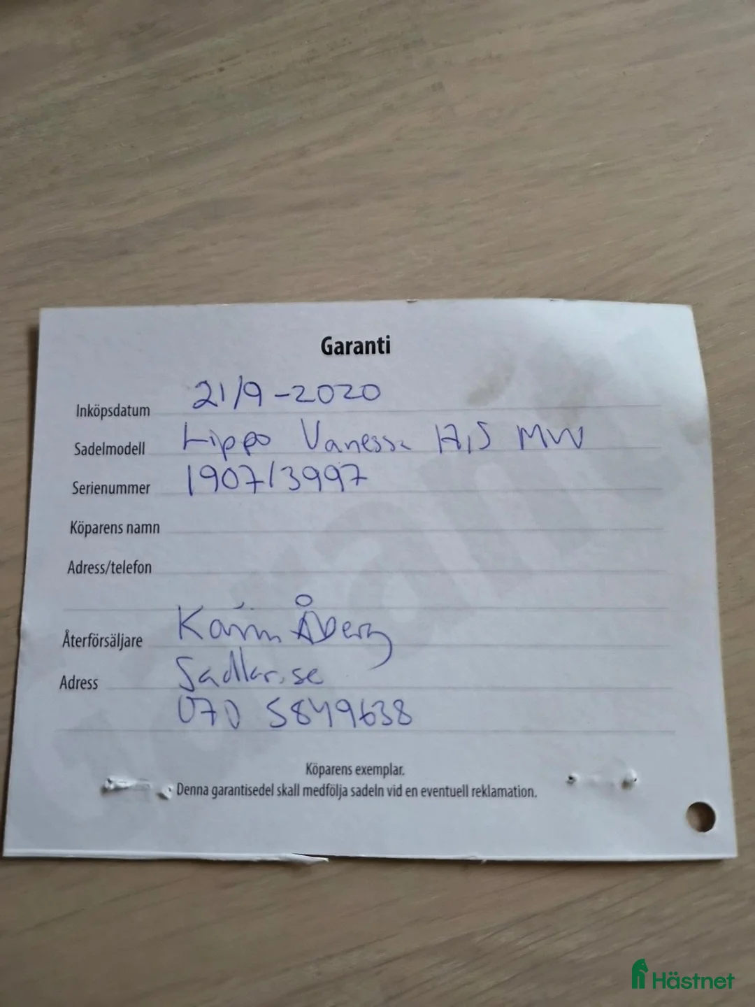 Sadlar hästutrustning till salu: Jag säljer min fina sadel! i Karlsborg - Annons 11