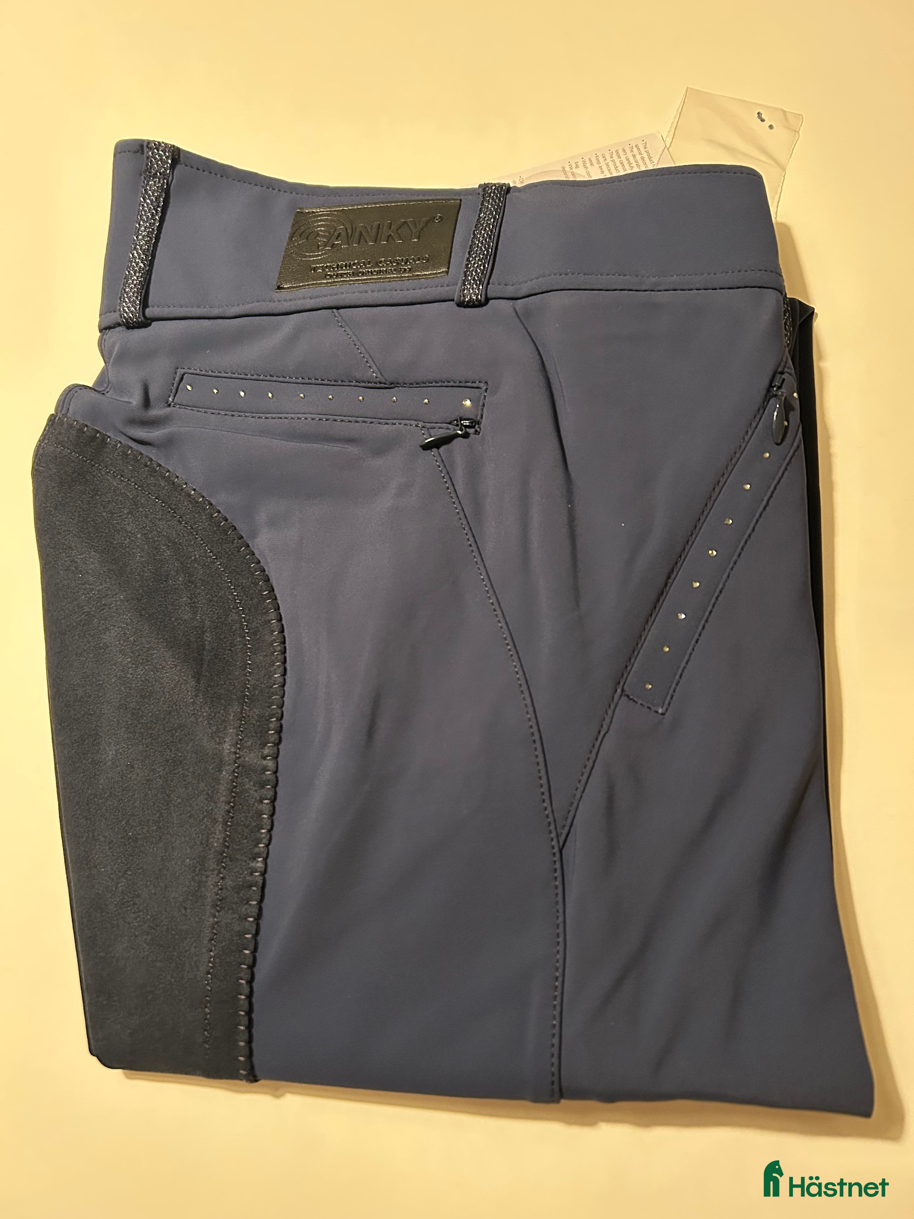 Ridbyxor ryttarutrustning till salu: Oanvända ANKY BREECHES i blå och svarta i Vellinge - Annons 11