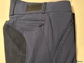 Ridbyxor ryttarutrustning till salu: Oanvända ANKY BREECHES i blå och svarta i Vellinge - Annons 1