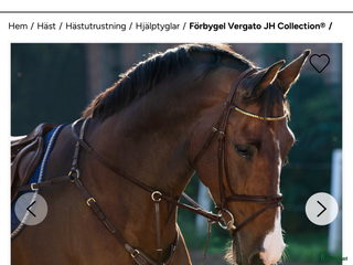 Sadeltillbehör hästutrustning till salu: Martingal från JH collection i Vendelsö - Annons 4