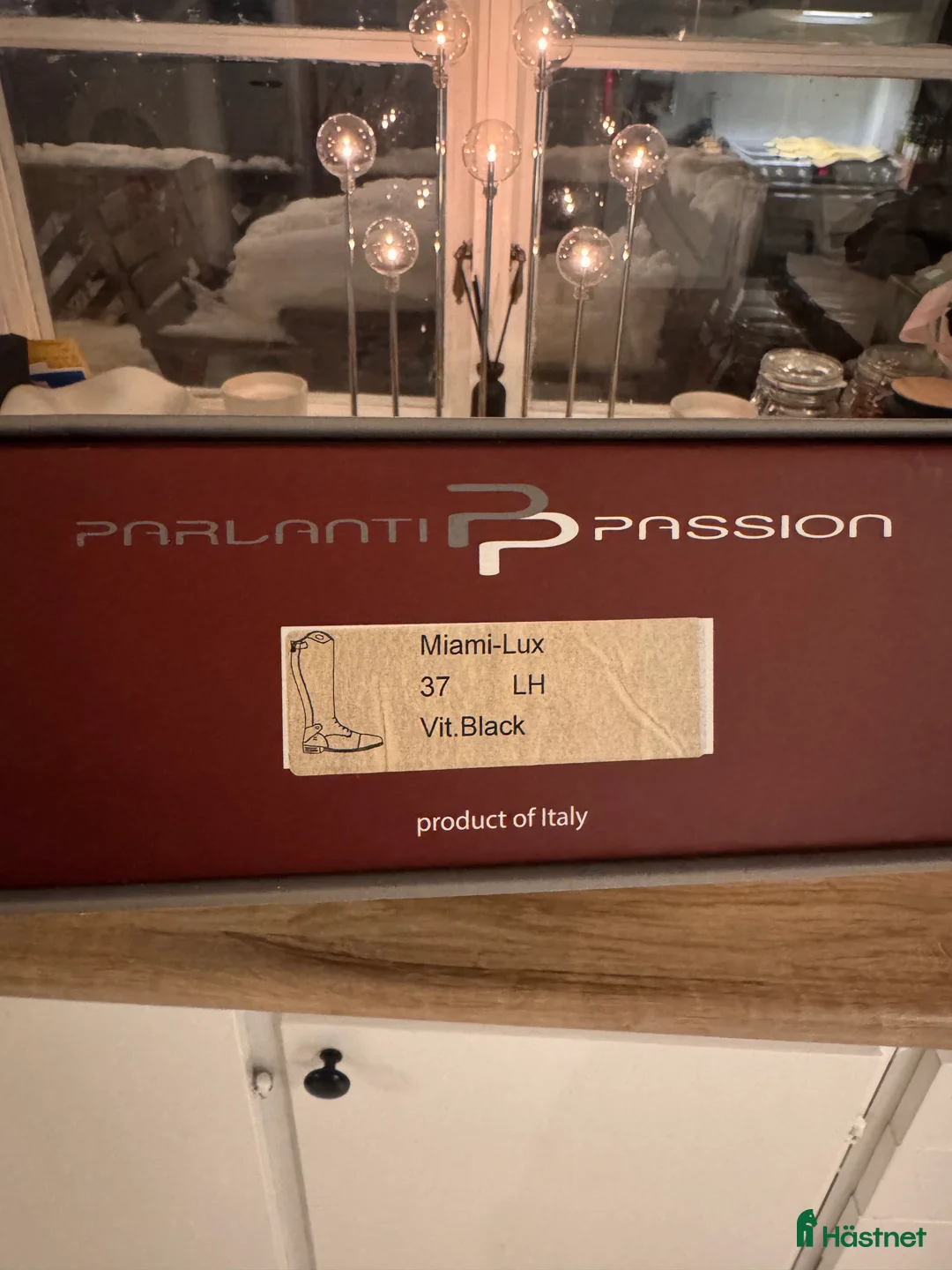 Ridstövlar ryttarutrustning till salu: Parlanti passion Miami Lux stl 37 LH i Tungelsta - Annons 1