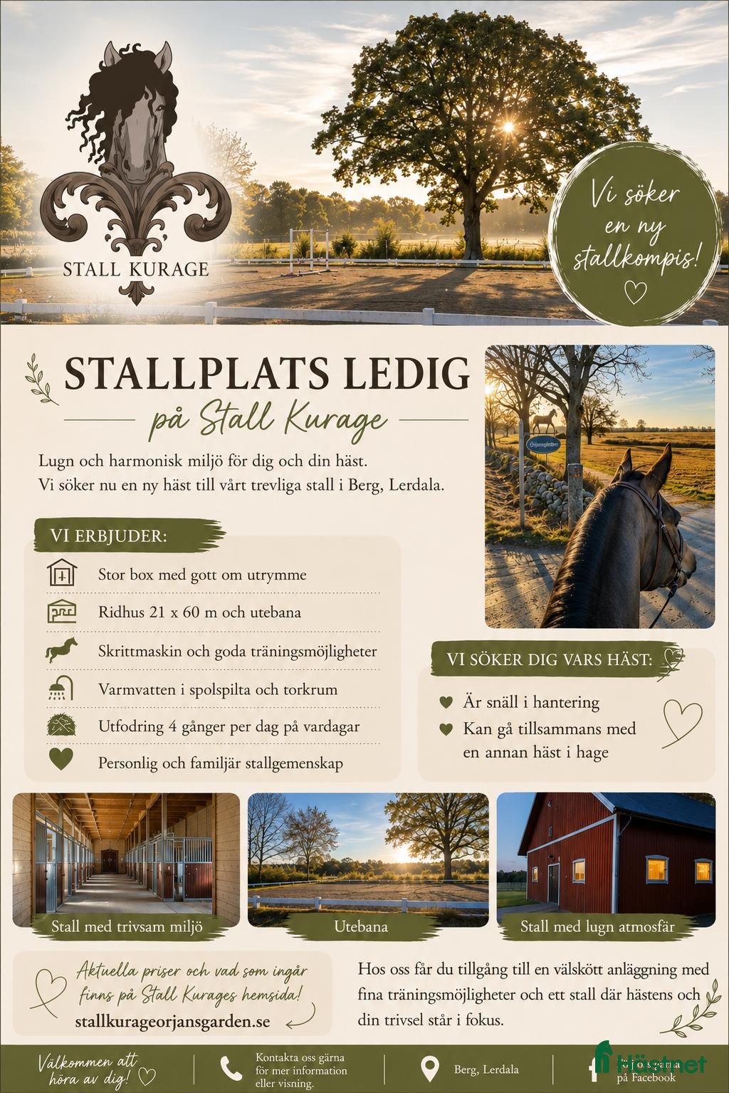  stallplats Lediga stallplats för ponny/häst - Annons 2