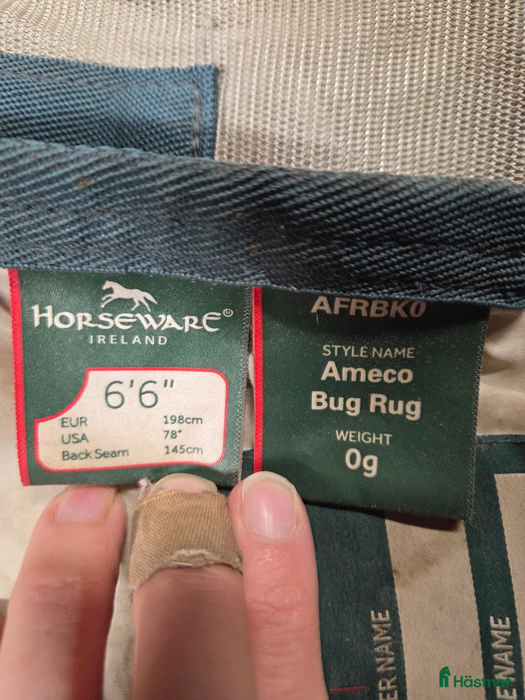 Täcken hästutrustning till salu: Amigo AmEco Bug Rug - Annons 2