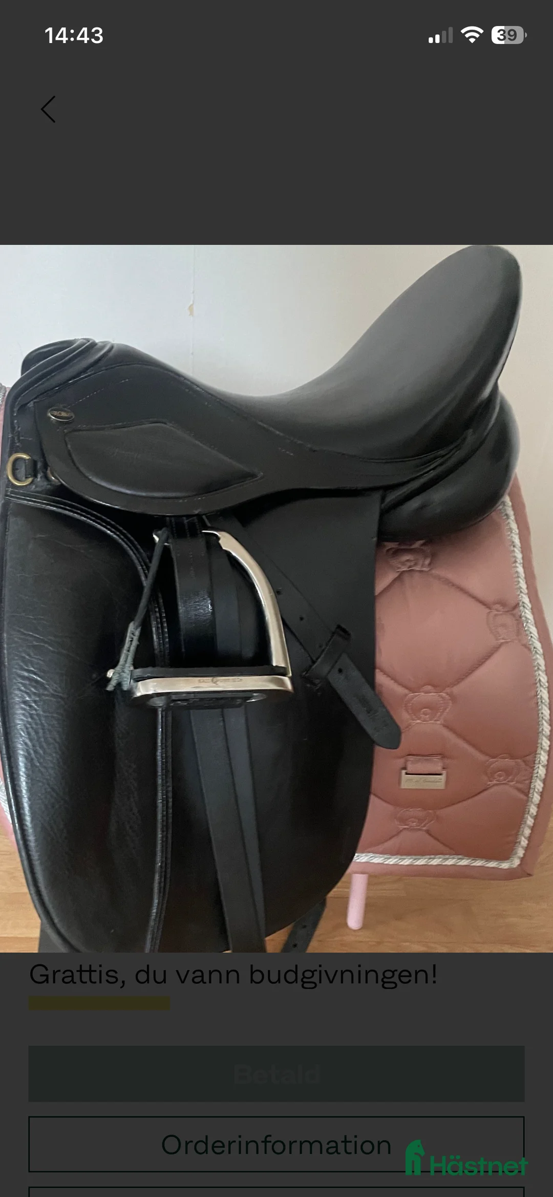 Sadlar hästutrustning till salu: Globus clic - Annons 1