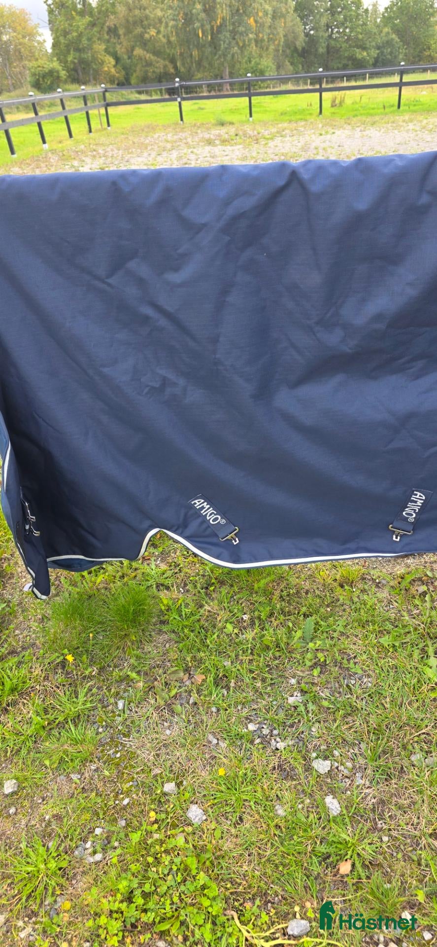 Täcken hästutrustning Amigo ristop,200gr storlek 160 - Annons 7