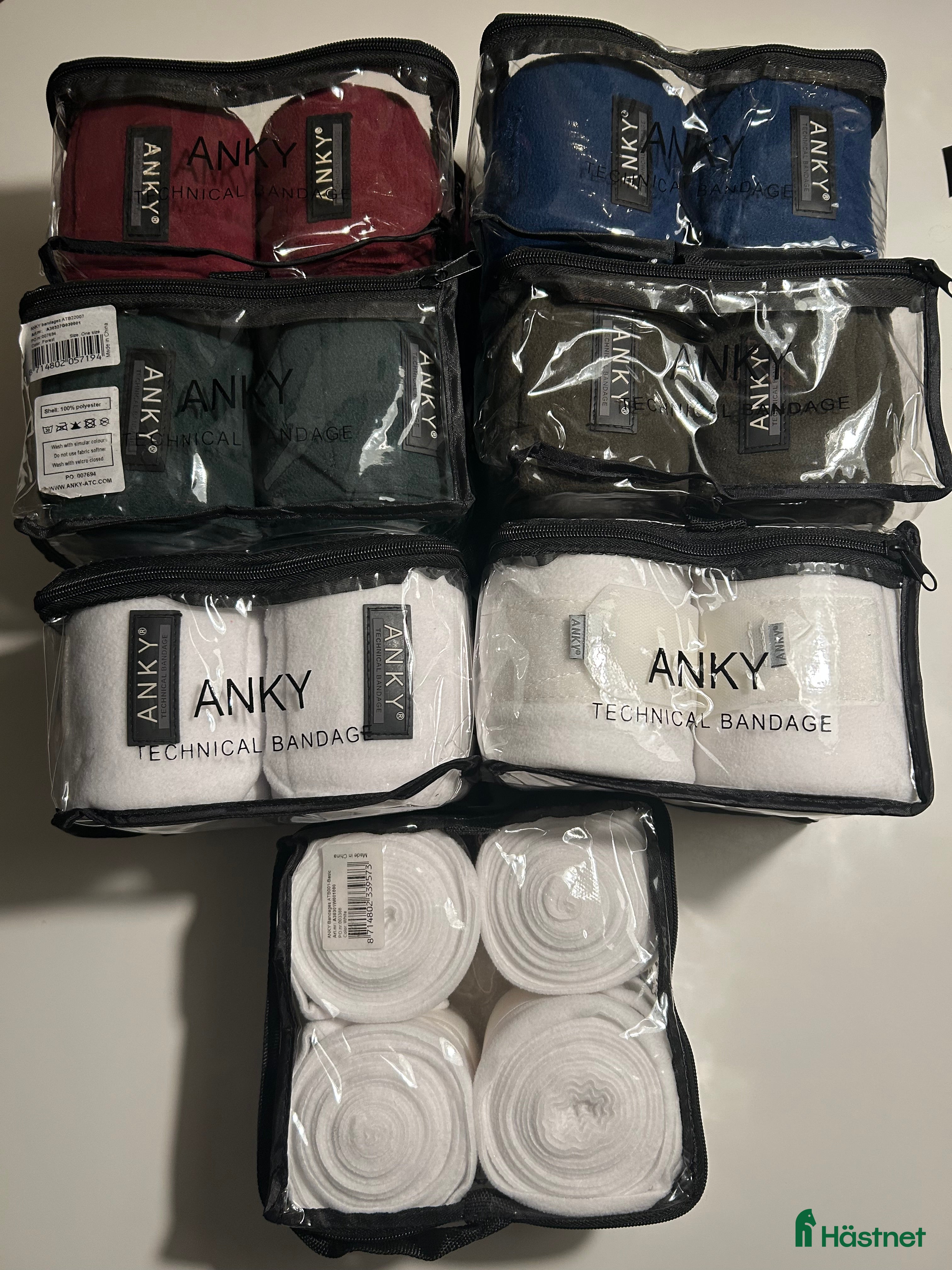 Benskydd hästutrustning till salu: Nya oanvända ANKY lindor i olika färger - Annons 15