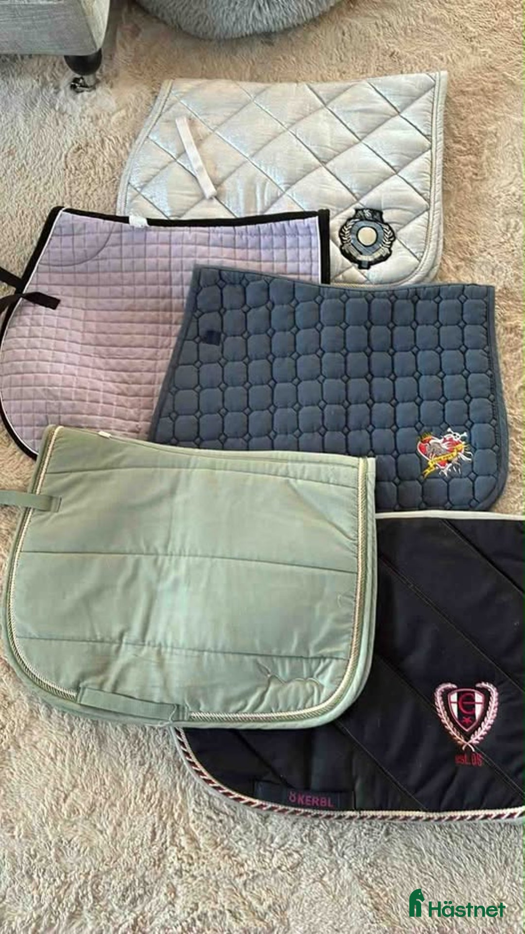 Schabrak & Vojlockar hästutrustning till salu: Paket med schabrak i storlek Full  i Söderköping - Annons 1