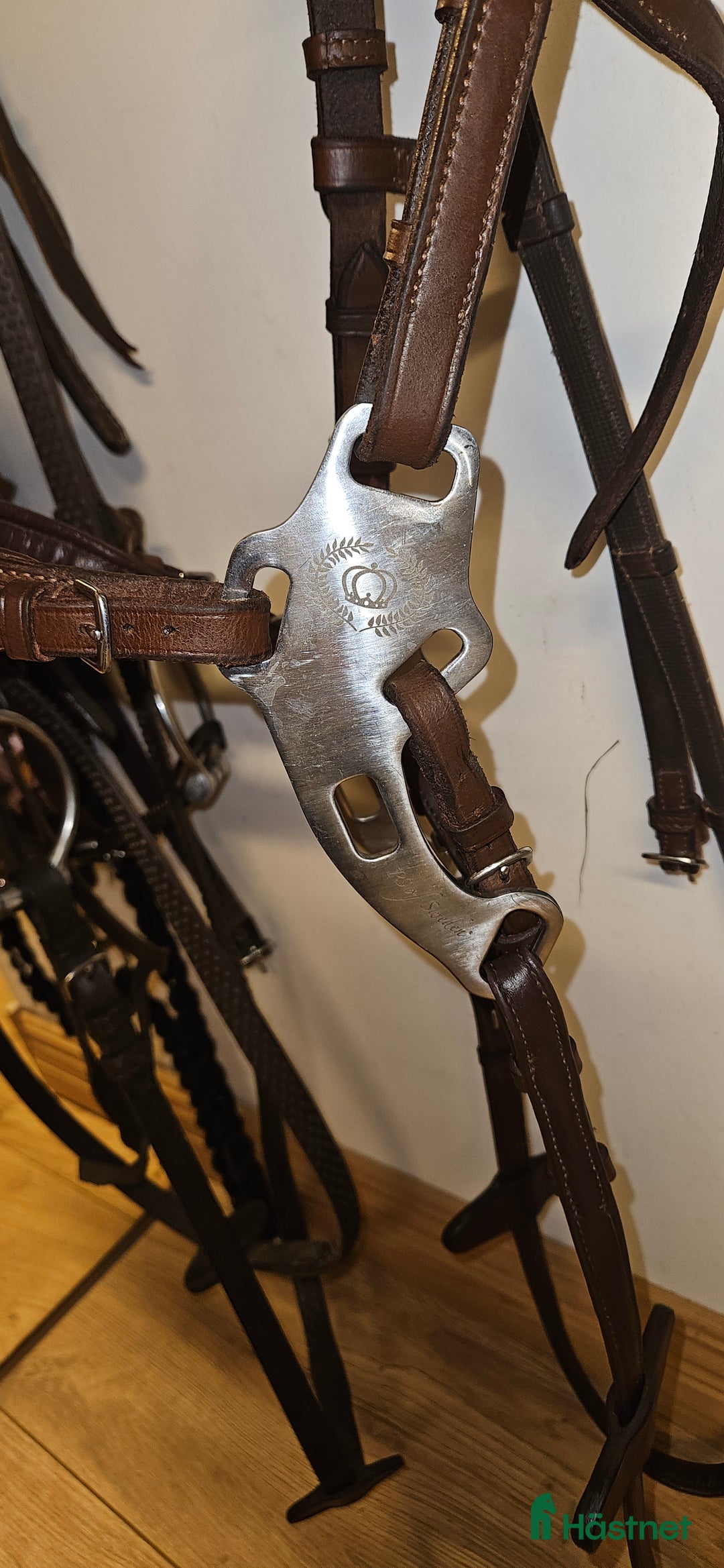 Träns hästutrustning till salu: Hackamore mellanbrunt cob i Munka-ljungby - Annons 3