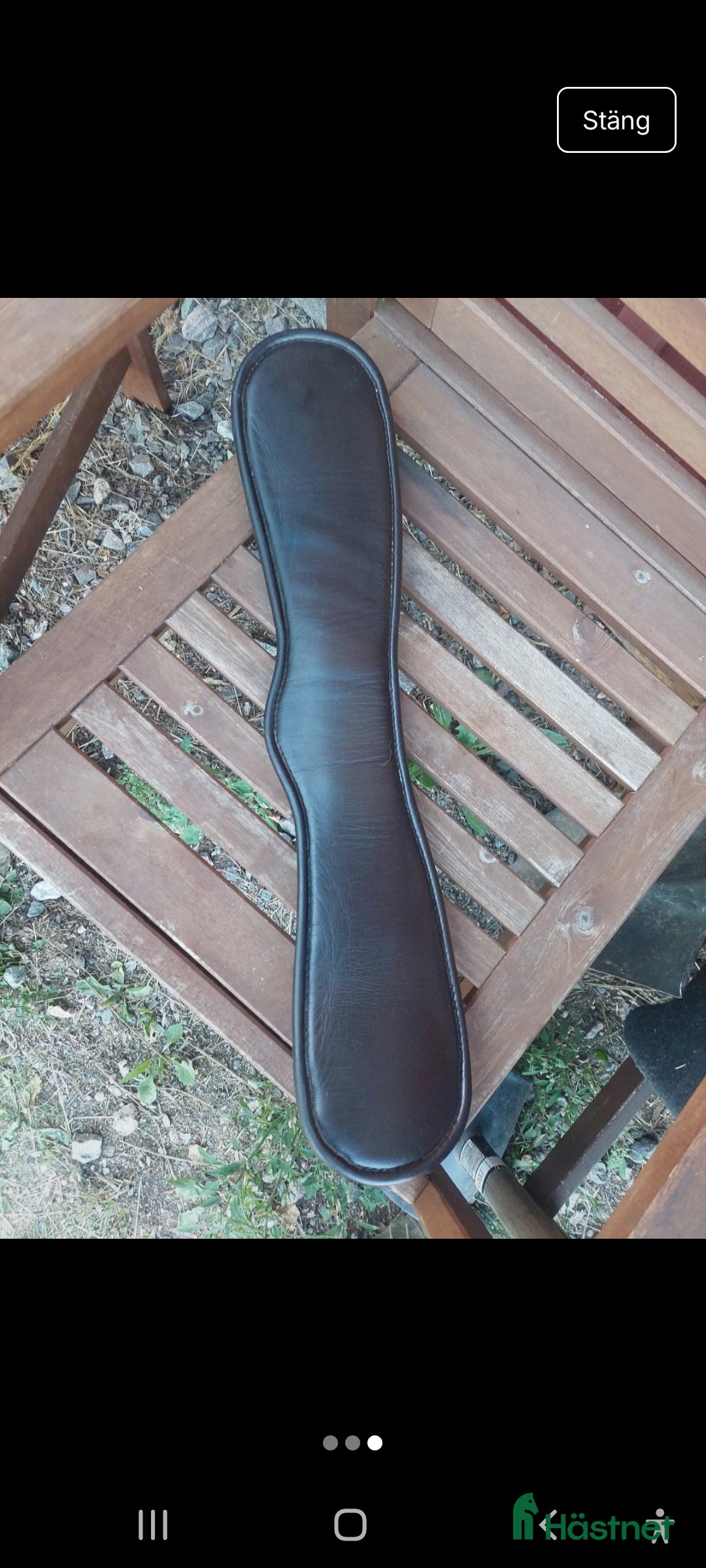 Sadeltillbehör hästutrustning till salu: Brun Affinity Dressage 40 cm sadelgjord i Gnesta - Annons 2