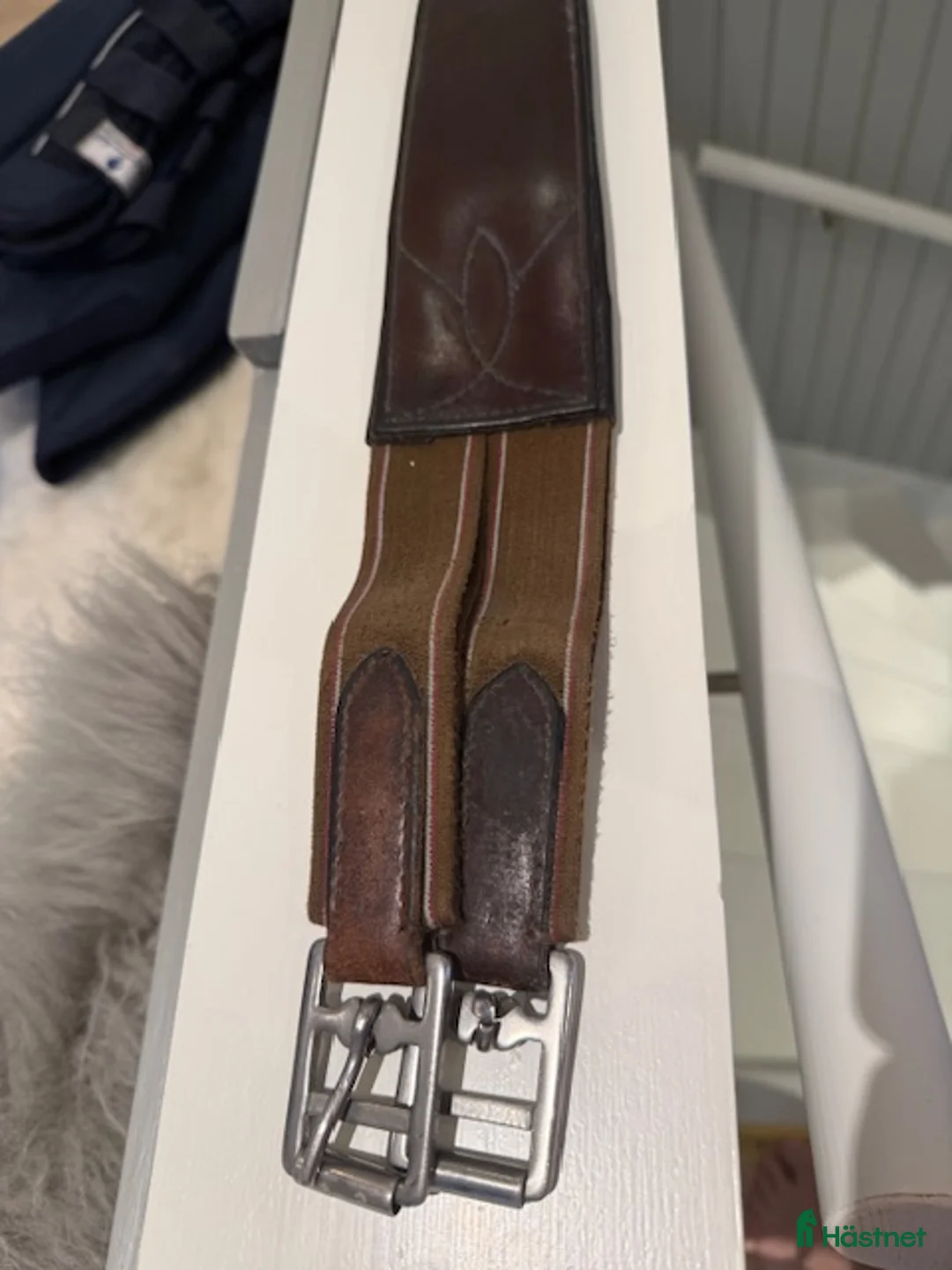 Sadeltillbehör hästutrustning till salu: Brun sadelgjord - Annons 2