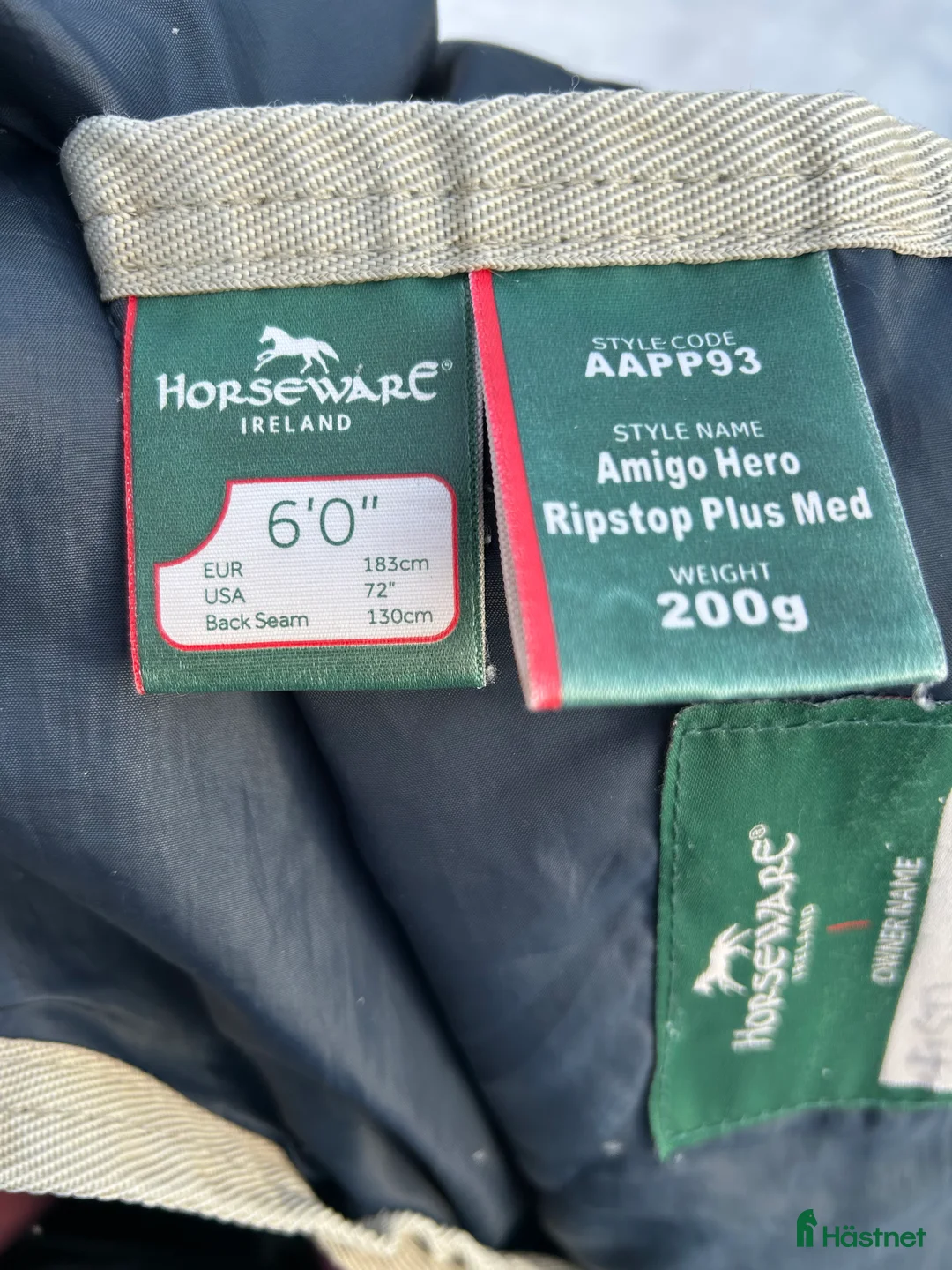 Täcken hästutrustning till salu: Horseware Amigo Hero 130 i 200 gr i Älmhult - Annons 4