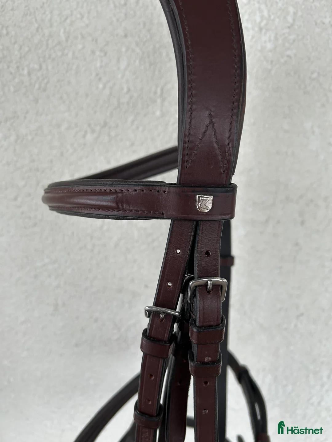 Träns hästutrustning till salu: Brunt träns med dubbelnosgrimma - Annons 4