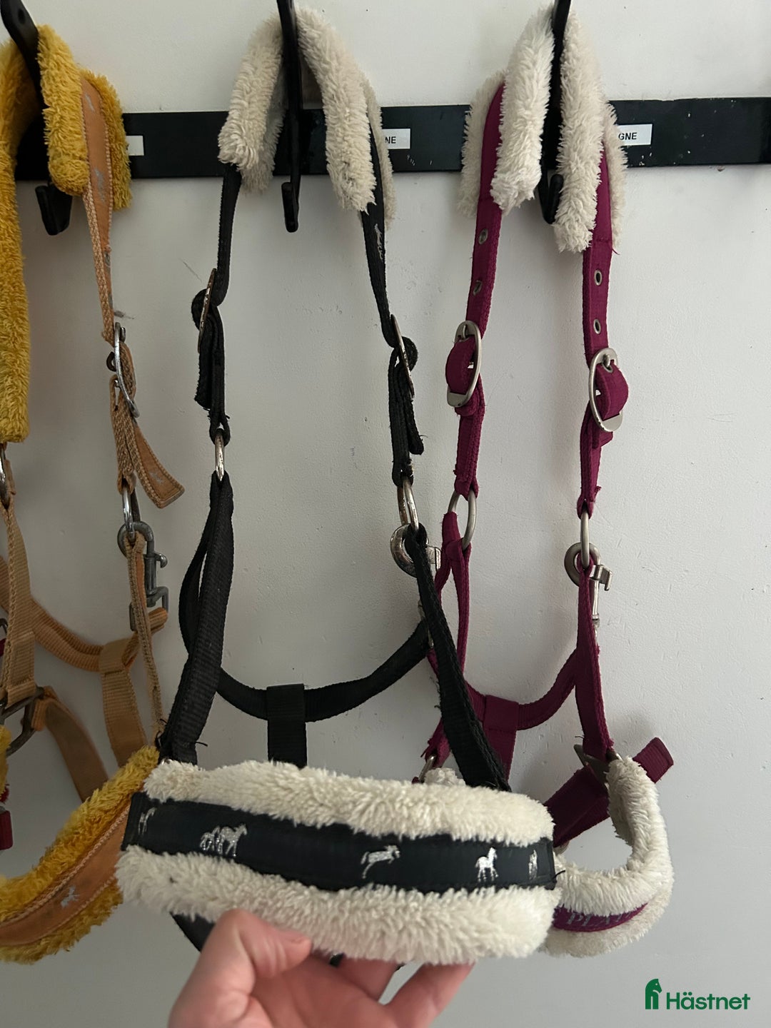 Övrig Hästutrustning hästutrustning till salu: 4 fluff grimmor stl. Cob i Vellinge - Annons 3