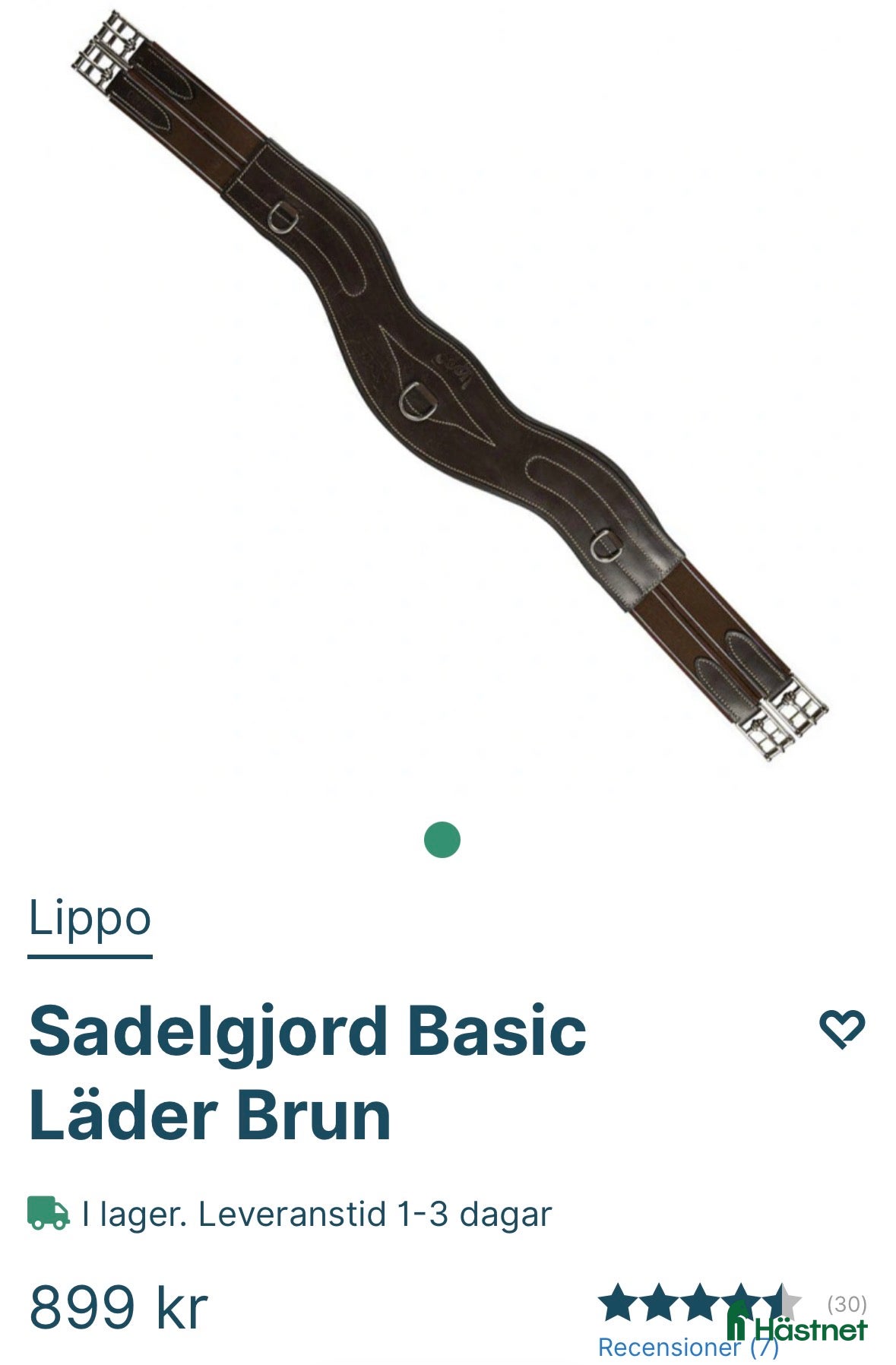 Sadeltillbehör hästutrustning Lippo sadelgjord  i Kolsva - Annons 23