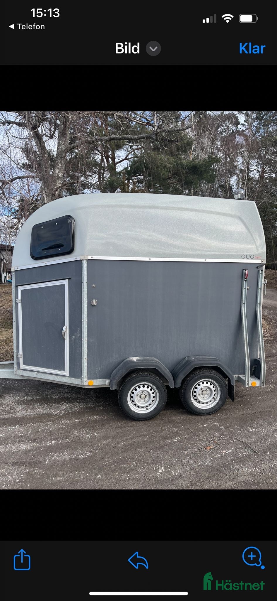 Hästtransporter  fordon &amp; transport till salu: Böckmann Duo från 2017. i Märsta - Annons 17