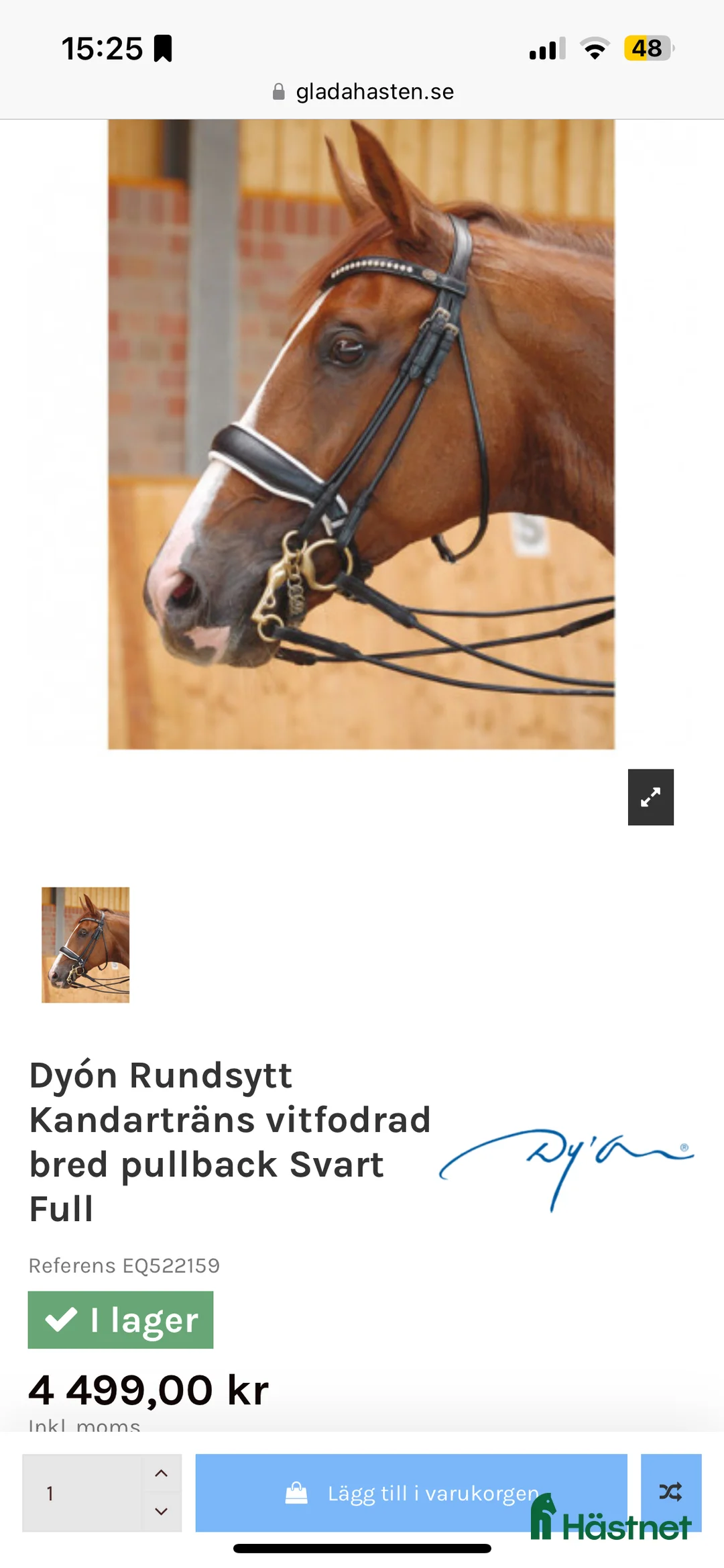 Träns hästutrustning till salu: Brunt kandar i Visby - Annons 4